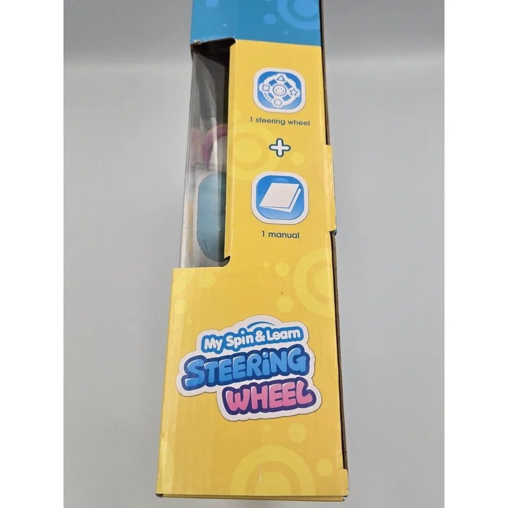 My Spin & Learn Steering Wheel Interactive Educational Toy Lights and Sounds‎